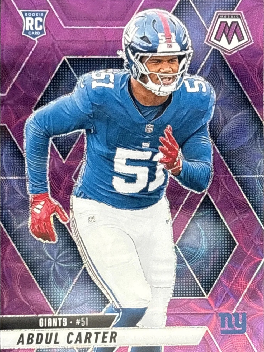 Panini Abdul Carter Rookie Trading Card